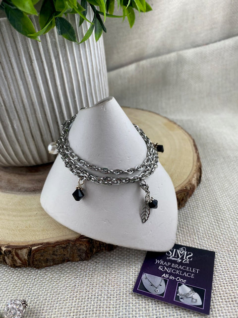 Wrap Bracelet & Necklace (All-In-One) - Charmed