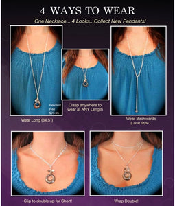 Paperclip The LAST Necklace - Stainless Steel Long 5 Ways to Wear