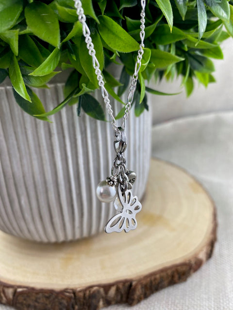 Free like a Butterfly -  Attachable Charm Pendant