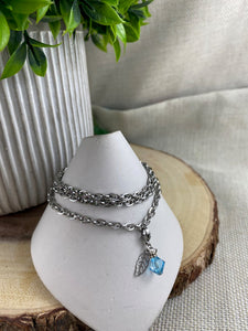 Wrap Bracelet & Necklace (All-In-One) - Pick a Charm